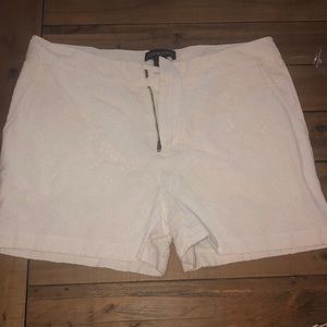 NWOT Cynthia Rowley White Embroidered Shorts